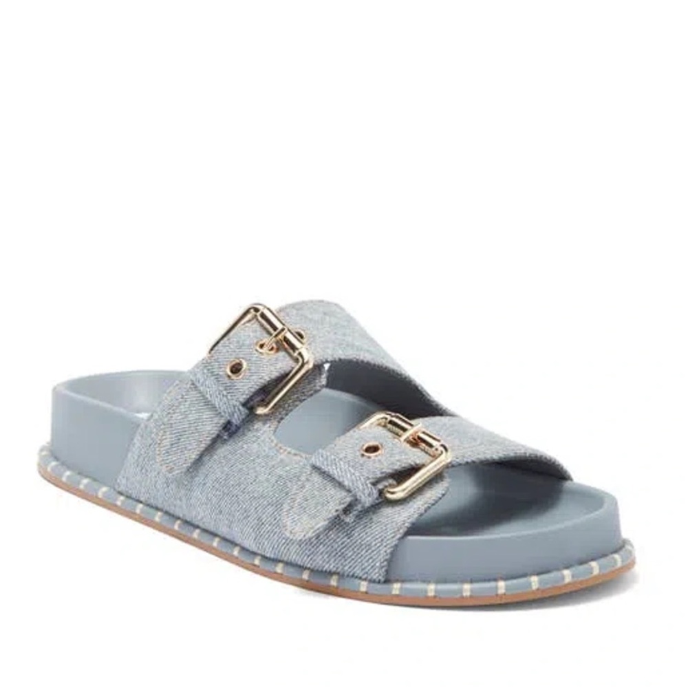 Steve Madden Denim Buckle Sandal